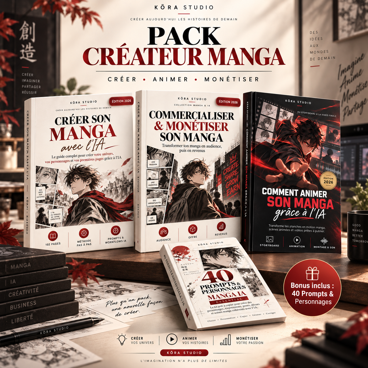 Pack Créateur Manga — Créer, Animer & Monétiser